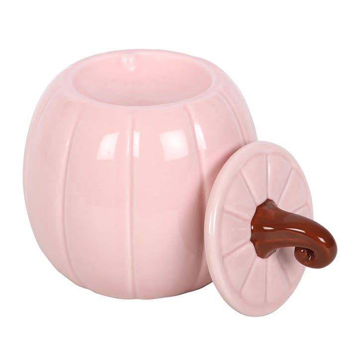 Roze krullende pompoenwasbrander