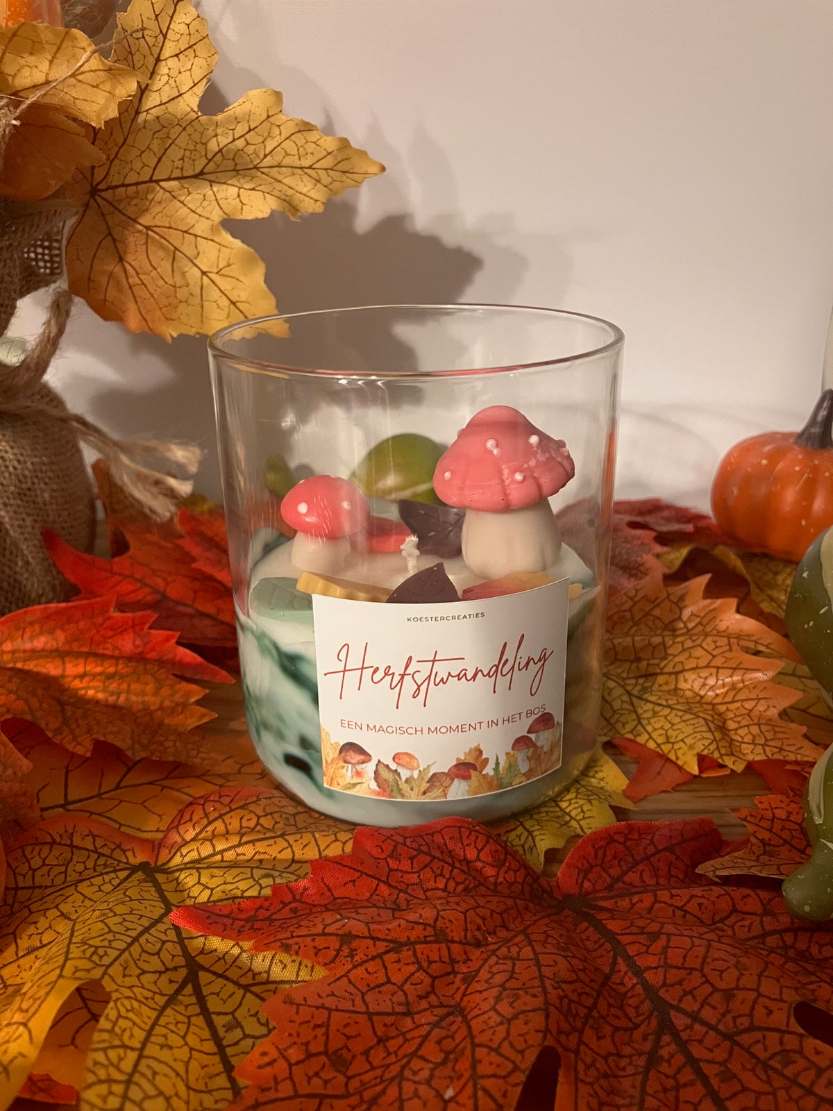 Herfstwandeling geurkaars