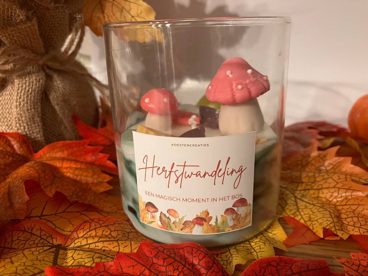 Herfstwandeling geurkaars