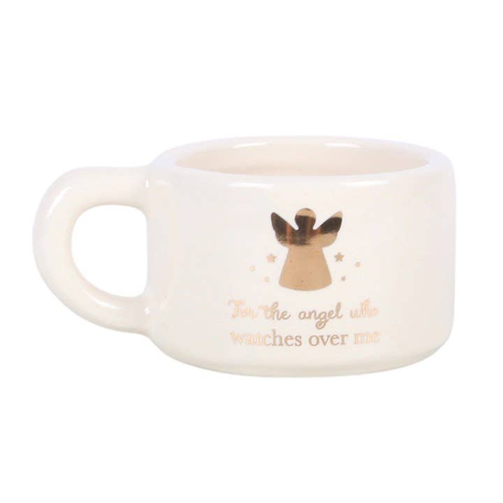 Theelichthouder 'for the angel who watches over me'